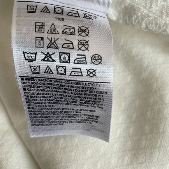 Banana Republic Waffle Weave Knit Flare Short Sleeve Dress Size 0P - Picture 13 of 13